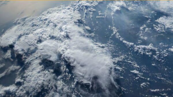 View of earth from space