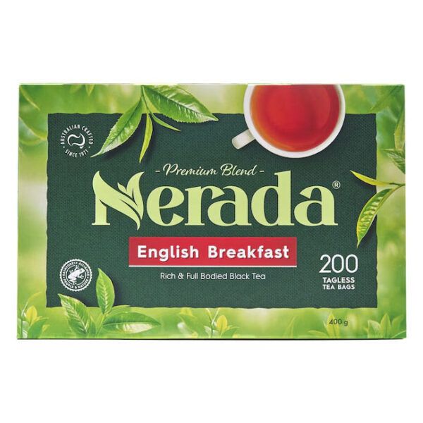 Nerada English breakfast tea box