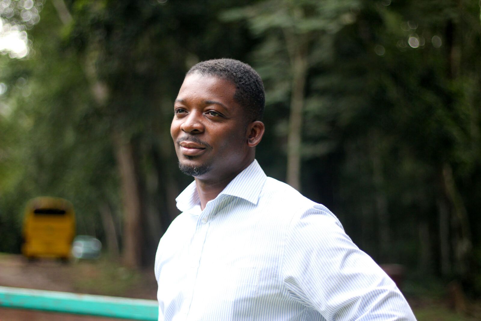 Kwame Osei smiling